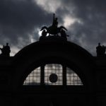 Lucerne Railway Station Station Portal Gloomy Dark